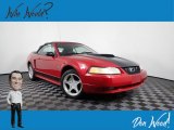 2000 Laser Red Metallic Ford Mustang GT Convertible #144911469