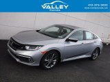 2019 Lunar Silver Metallic Honda Civic EX Sedan #144911397