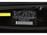 2015 Veloster Color Code for Ultra Black - Color Code: MZH