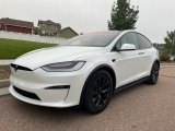 2022 Tesla Model X Pearl White Multi-Coat