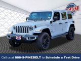 2023 Bright White Jeep Wrangler Unlimited Sahara 4XE Hybrid #144931245