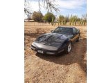 Black Chevrolet Corvette in 1992