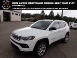 2022 Bright White Jeep Compass Latitude Lux 4x4 #144945057