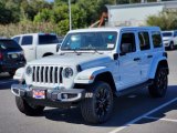 2023 Bright White Jeep Wrangler Unlimited Sahara 4XE Hybrid #144949818