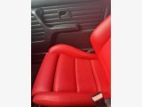 1987 BMW 3 Series 325ic Cabriolet Red Interior