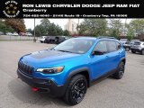 2022 Hydro Blue Pearl Jeep Cherokee Trailhawk 4x4 #144956665