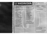 2023 Honda HR-V Sport Window Sticker