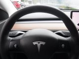 2021 Tesla Model Y Long Range AWD Steering Wheel