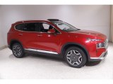 2021 Calypso Red Hyundai Santa Fe Limited AWD #144990491