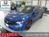 2020 Aegean Blue Metallic Honda Civic Sport Sedan #144995193