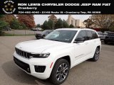 2023 Bright White Jeep Grand Cherokee Overland 4x4 #145011345