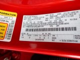 2022 Bronco Color Code for Hot Pepper Red Metallic - Color Code: EA