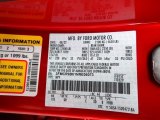 2022 Bronco Sport Color Code for Hot Pepper Red - Color Code: EA