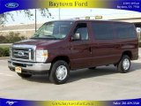 2008 Dark Toreador Red Metallic Ford E Series Van E350 Super Duty XLT Passenger #1433001