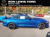 Atlas Blue Metallic Ford Mustang in 2022