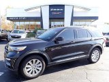 2020 Agate Black Metallic Ford Explorer Limited 4WD #145021589