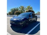 2022 Solid Black Tesla Model 3 Long Range AWD #145037089