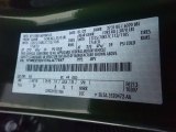 2022 Bronco Color Code for Eruption Green Metallic - Color Code: FA