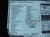 2023 Jeep Gladiator Freedom Edition 4x4 Window Sticker