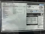 2023 Mercedes-Benz CLA 250 Coupe Window Sticker