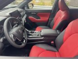 2022 Toyota Highlander XSE AWD Cockpit Red Interior