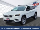 2022 Bright White Jeep Cherokee Limited 4x4 #145080157