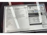 2022 Mercedes-Benz SL AMG 63 Roadster Window Sticker
