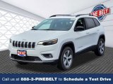 2022 Bright White Jeep Cherokee Limited 4x4 #145080156