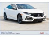 2020 Platinum White Pearl Honda Civic EX Hatchback #145085334