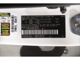 2019 Sequoia Color Code for Blizzard White Pearl - Color Code: 070