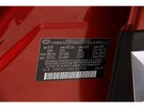 2020 Santa Fe Color Code for Scarlet Red - Color Code: PR3