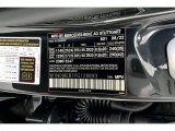 2023 GLC Color Code for Graphite Gray Metallic - Color Code: 831