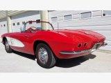1961 Roman Red Chevrolet Corvette Convertible #145136127