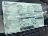 2023 BMW M4 Competition xDrive Convertible Window Sticker