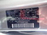 2023 Elantra Color Code for Fluid Metal - Color Code: M6T