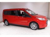 2018 Race Red Ford Transit Connect XLT Passenger Wagon #145156811