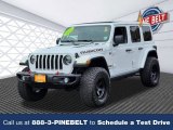 2022 Bright White Jeep Wrangler Unlimited Rubicon 4x4 #145165211