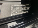 2023 X7 Color Code for Black Sapphire Metallic - Color Code: 475