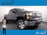 2015 Black Chevrolet Silverado 1500 LT Double Cab 4x4 #145177721