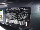 2022 Palisade Color Code for Steel Graphite - Color Code: P7V