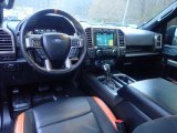 2018 Ford F150 SVT Raptor SuperCrew 4x4 Raptor Black/Orange Accent Interior