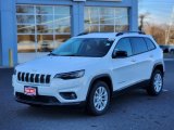 2022 Bright White Jeep Cherokee Latitude Lux #145200422