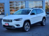 2022 Bright White Jeep Cherokee Limited 4x4 #145200427