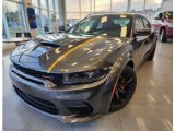 2022 Dodge Charger Scat Pack Widebody Hemi Orange Front 3/4 View