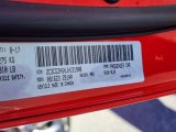 2018 Challenger Color Code for Torred - Color Code: PR3
