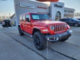 2023 Firecracker Red Jeep Wrangler Unlimited Sahara 4XE Hybrid #145220498
