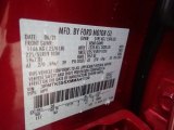 2021 Mustang Mach-E Color Code for Rapid Red Metallic - Color Code: D4