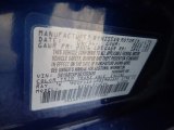 2016 Sentra Color Code for Deep Blue Pearl - Color Code: RAY