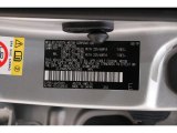 2019 NX Color Code for Silver Lining Metallic - Color Code: 1J4
