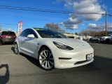 2019 Tesla Model 3 Pearl White Multi-Coat